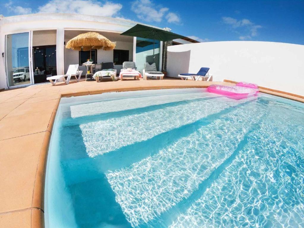 Villa Baroli Amplia Piscina Privada Climatizada Playa Blanca  Exterior foto